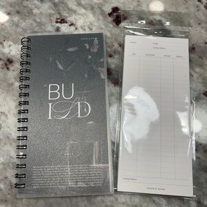 Cloth & Paper Budget Organizer and Note Insert Set